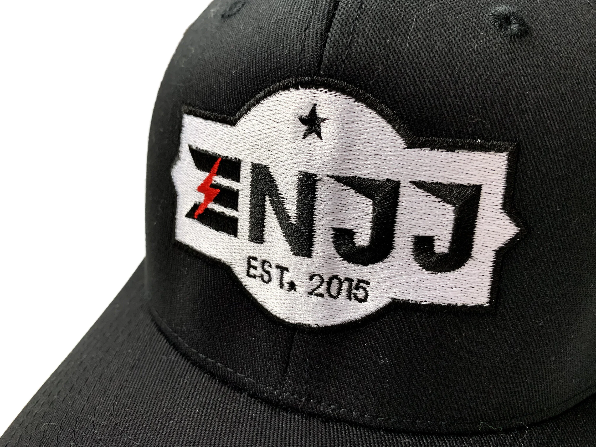 ENJJ Snap Back Embroidered Hat — Electric North Jiu Jitsu